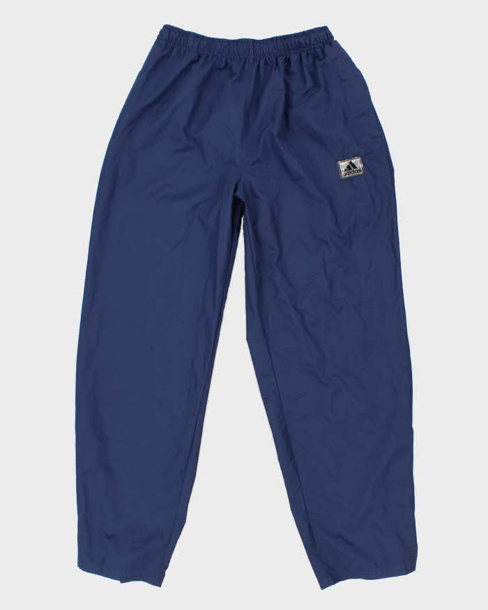 00s Retro Blue Track Bottoms - L