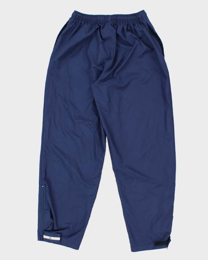 00s Retro Blue Track Bottoms - L