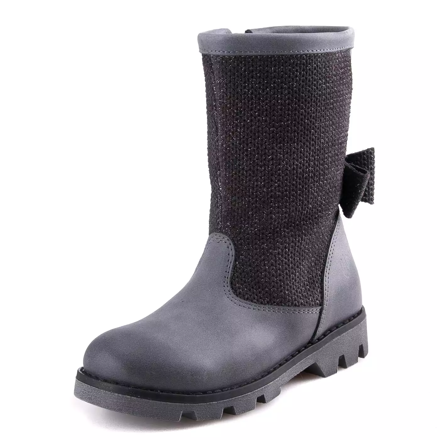 (2611B-1) Emel high winter boots grey bow