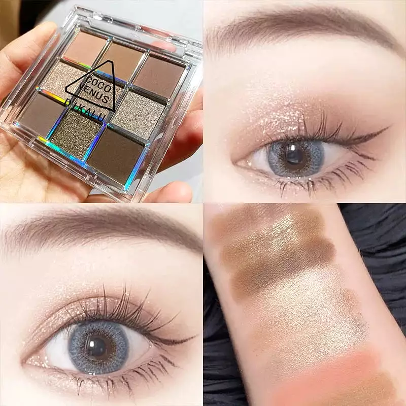 9 Colors Transparent Eye Shadow MK18829