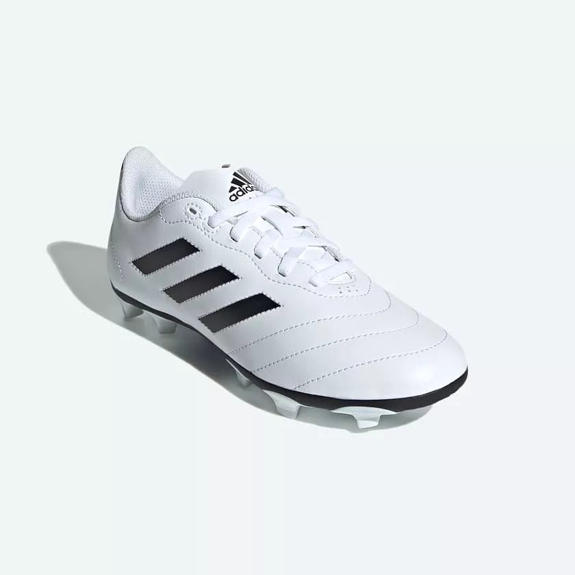 ADDIAS JUNIOR GOLETTO VIII WHITE FOOTBALL BOOTS