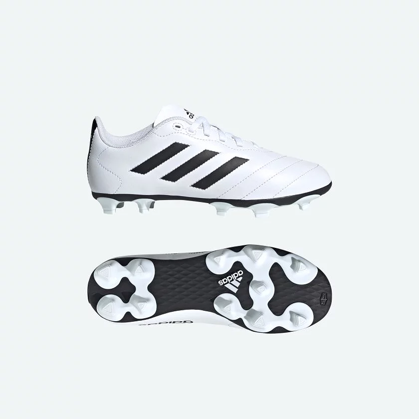 ADDIAS JUNIOR GOLETTO VIII WHITE FOOTBALL BOOTS