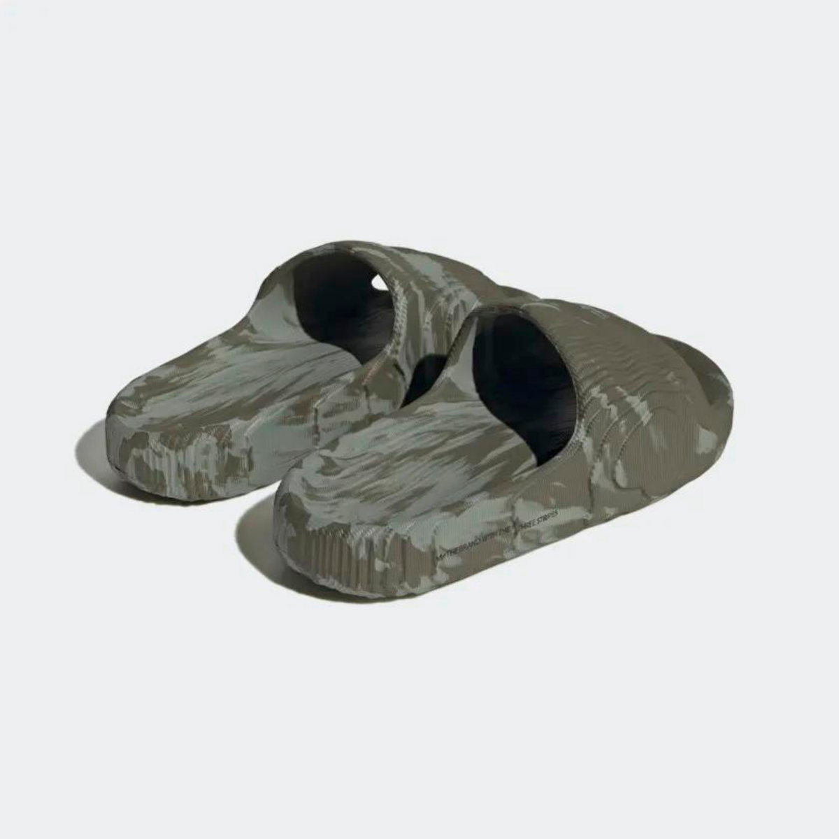 Adidas Adilette 22 Men Slide -Olive Strata/Silver Green/Core Black