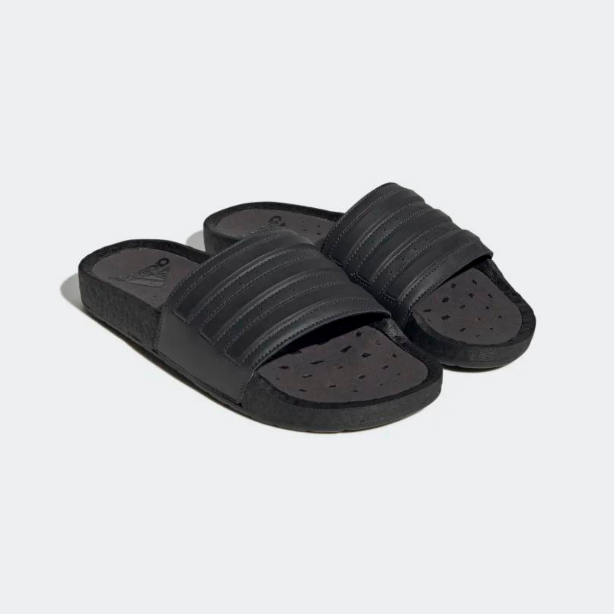 Adidas Adilette Boost Unisex Sportswear Slide -Carbon/Core Black/Core Black