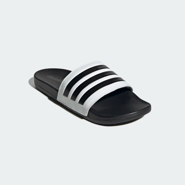 Adidas Adilette Comfort Slides - Black/White