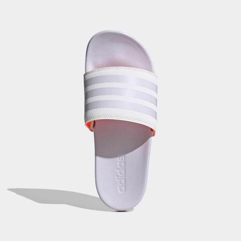 Adidas Adilette Comfort  Women's Slide -White/Purple