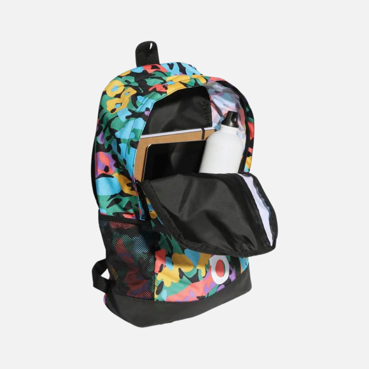 Adidas Brand with the 3 Strips Backpack -Multicolor / Black / White