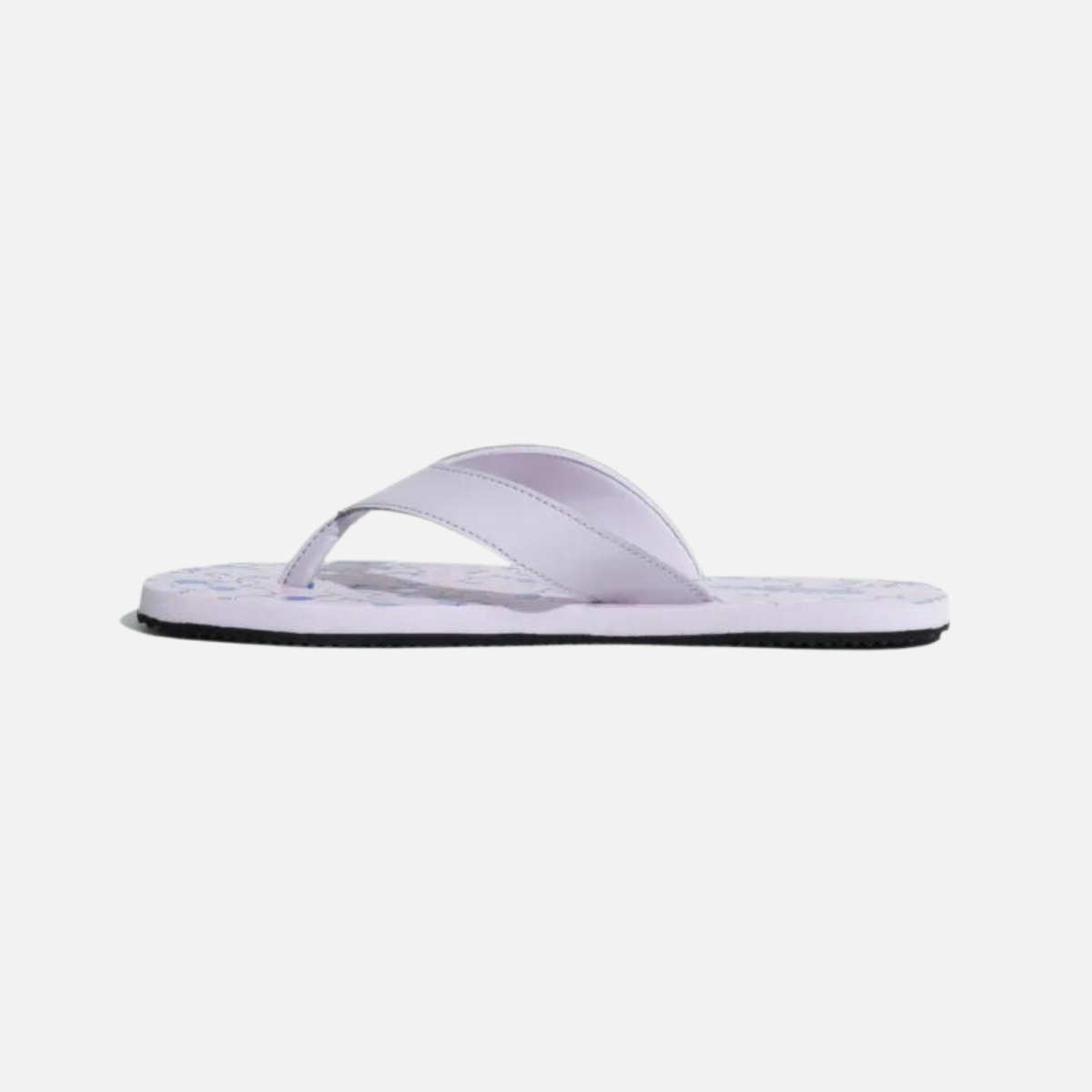 Adidas Cloudfoam Women Sportswear Slide-Silver Dawn/Silver Violet/Bliss Lilac/Blue Fusion