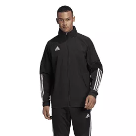 adidas Condivo 20 All Weather Jacket Waterproof Sports Football Mens Black Coat