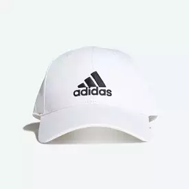 Adidas Cotton Baseball Cap - White/Black