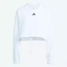 Adidas Dance Ance Crop Versatile Sweantshir - White / White