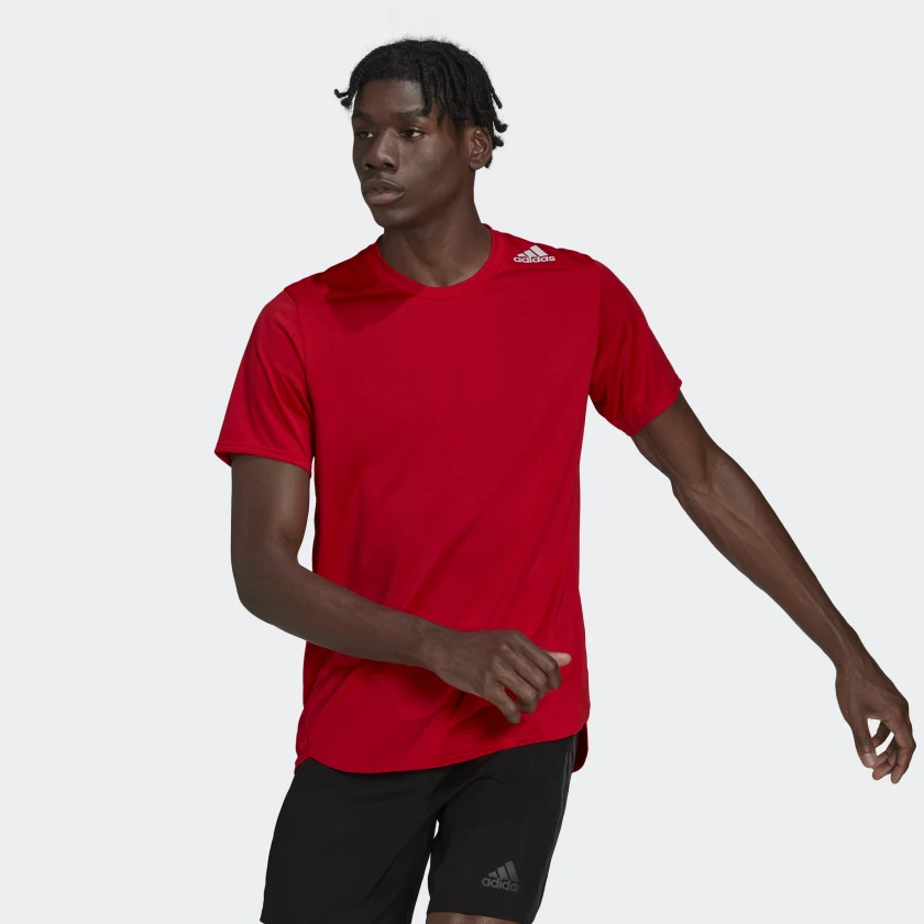 Adidas Designed 4 Mens Running Tee -Red