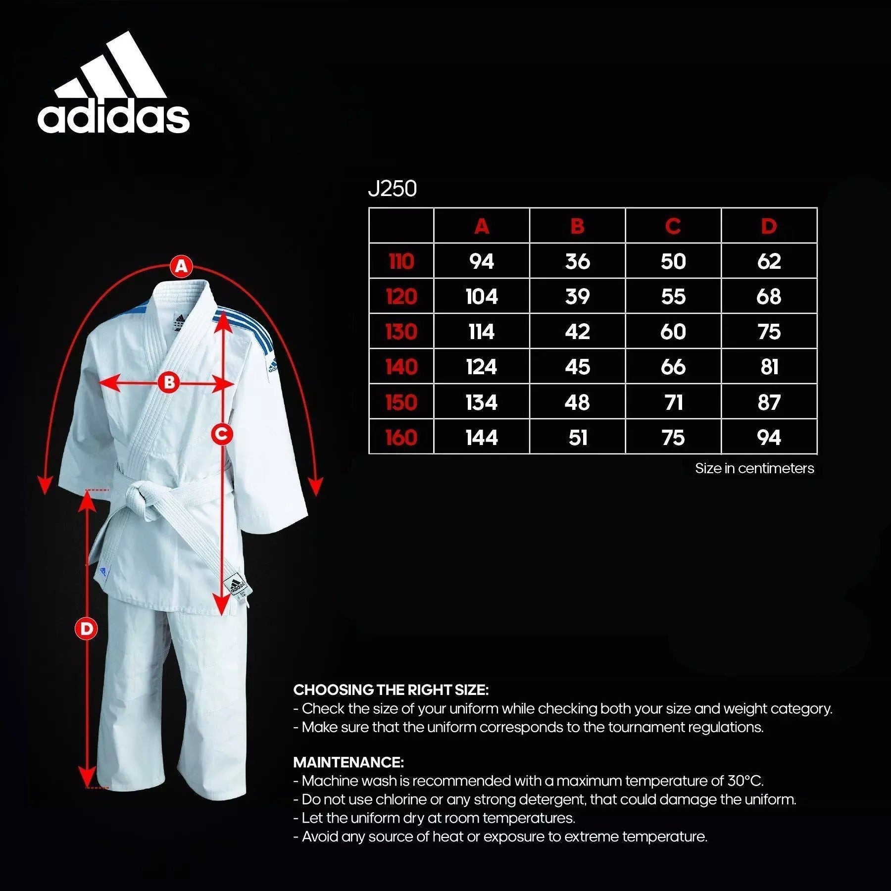 adidas J250 Kids Judo Uniform Gi 9oz Suit + White Belt