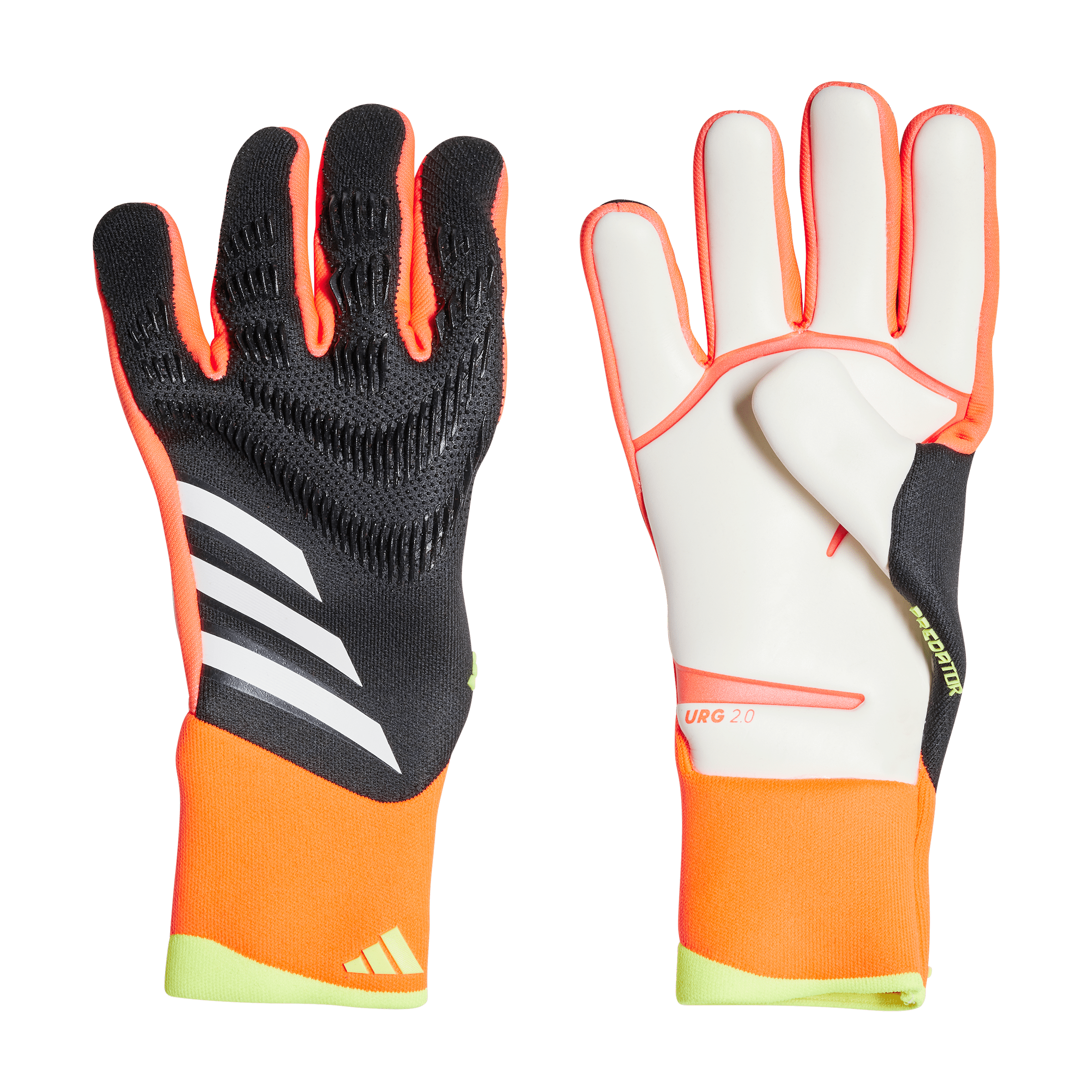 Adidas Predator Pro Goalkeeper Gloves - Black Solar Red Yellow