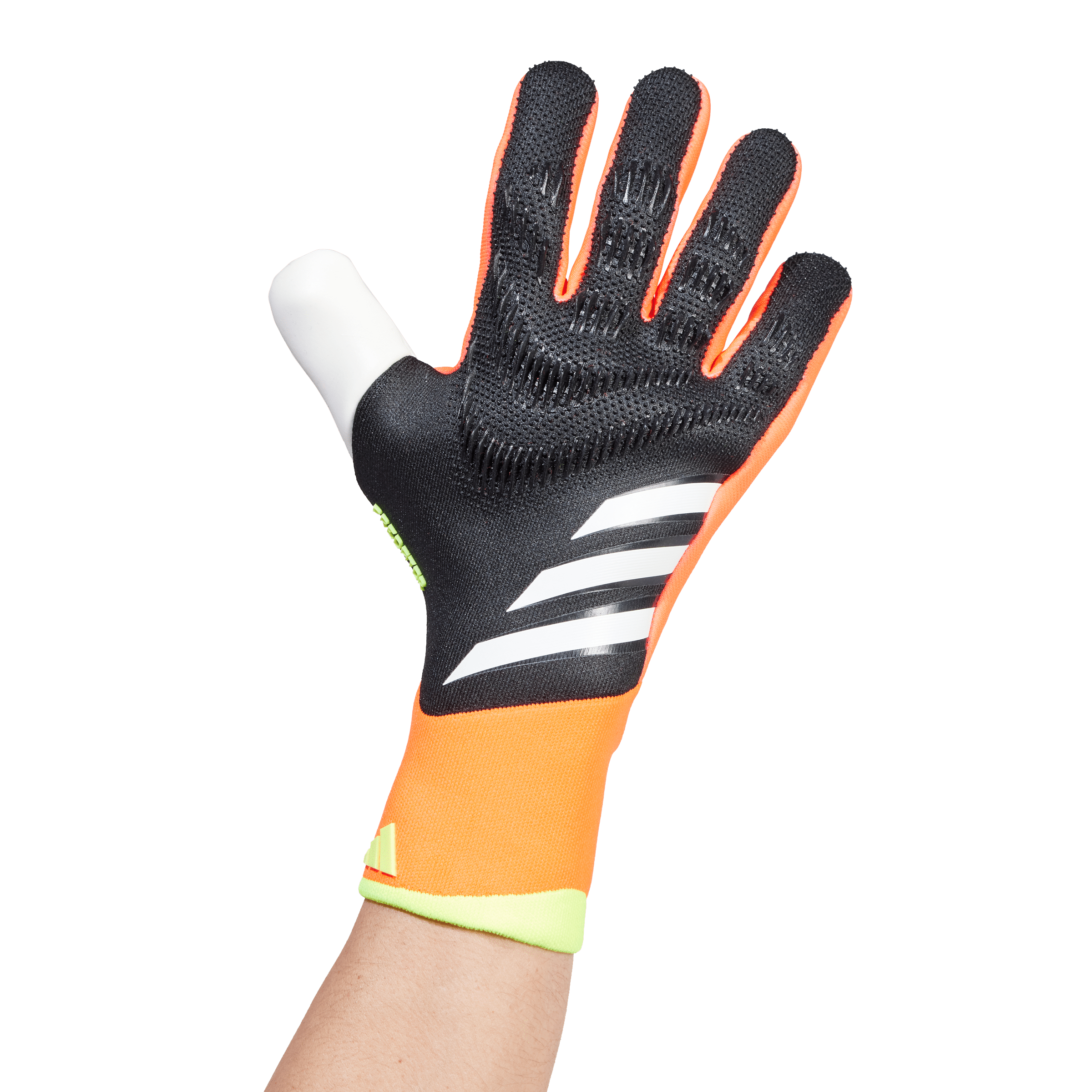 Adidas Predator Pro Goalkeeper Gloves - Black Solar Red Yellow