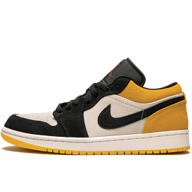 Air Jordan 1 Low Sail 'University Gold Black'