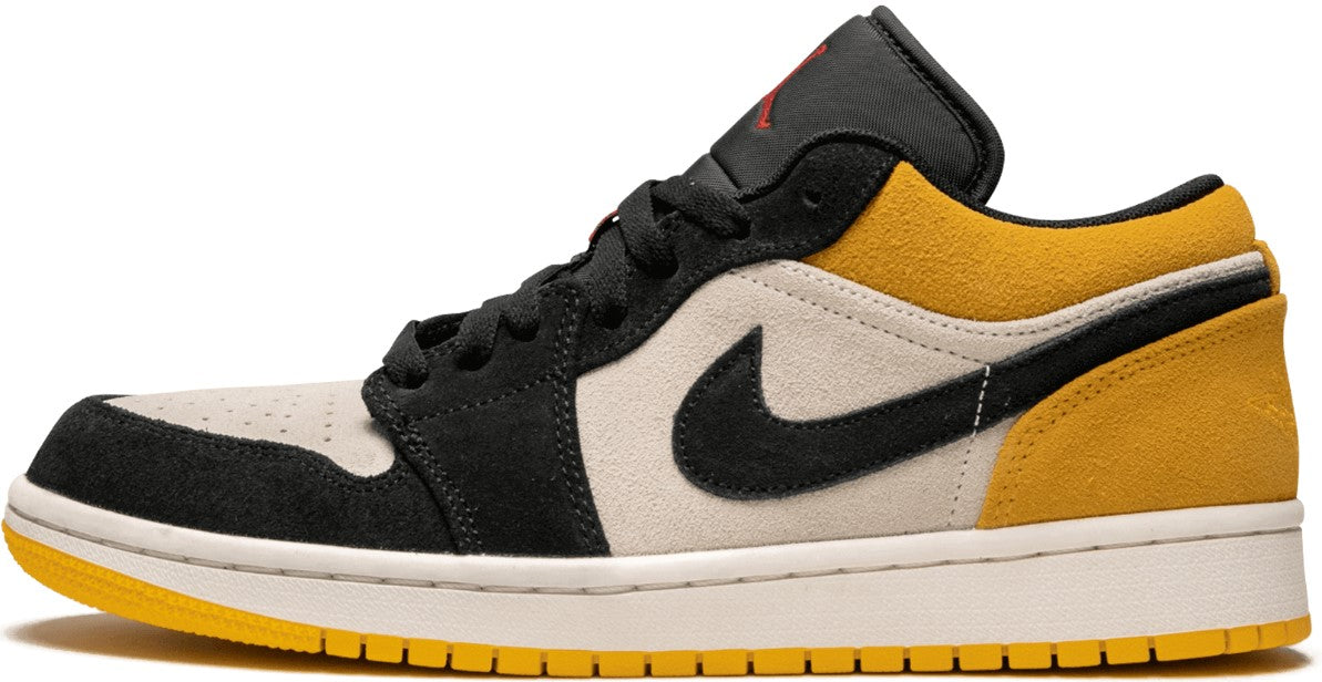 Air Jordan 1 Low Sail 'University Gold Black'