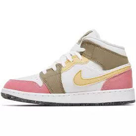 Air Jordan 1 Mid SE GS 'Pastel Grind'