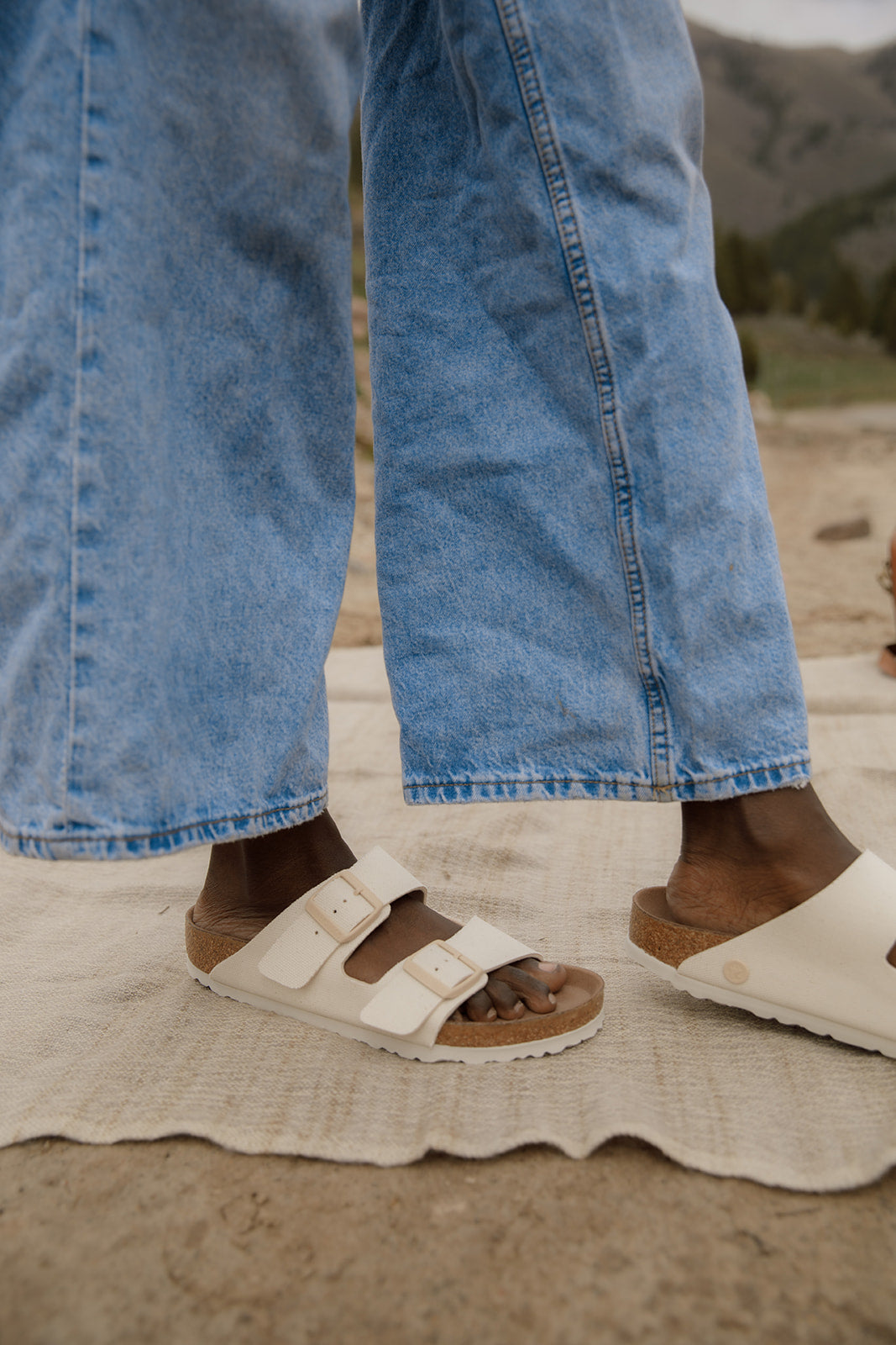 Birkenstock Arizona Vegan in Eggshell