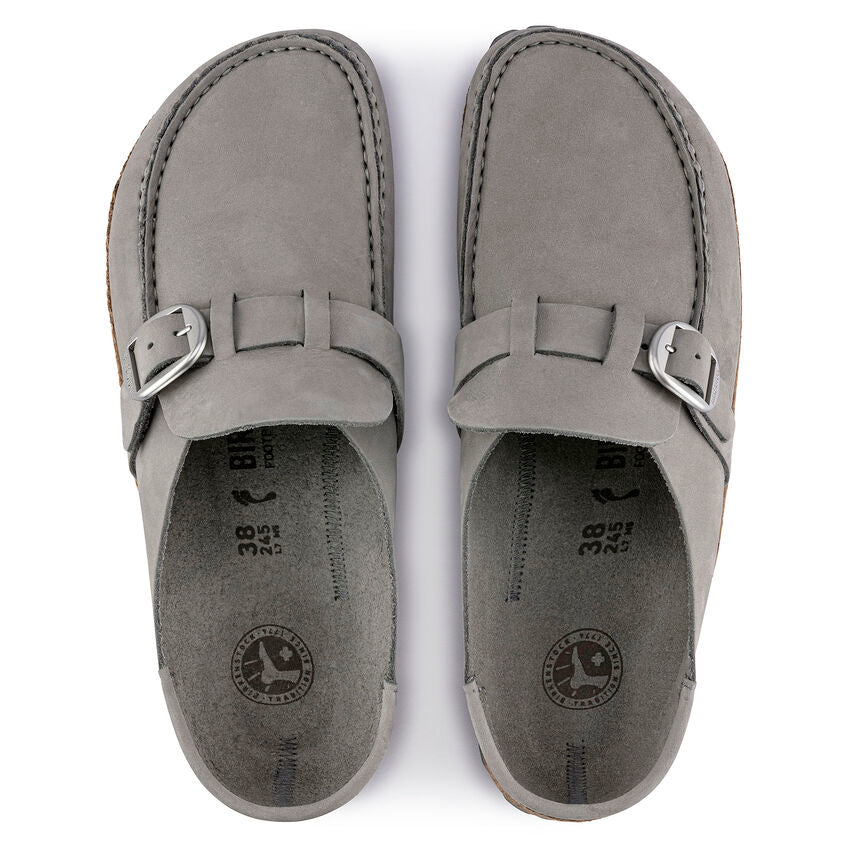 BIRKENSTOCK Buckley Nubuck Leather (Dove Grey)