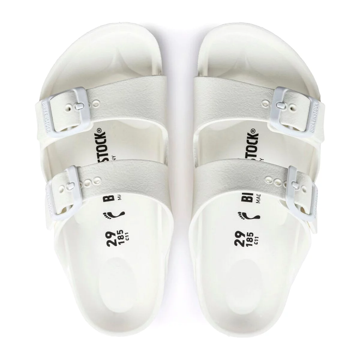 Birkenstock Girl's (Sizes 35-36) Arizona White EVA