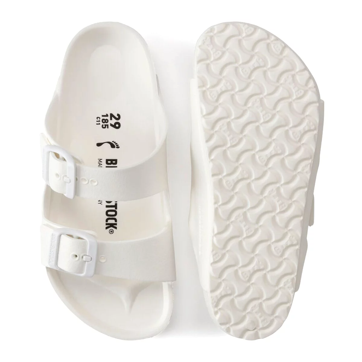 Birkenstock Girl's (Sizes 35-36) Arizona White EVA