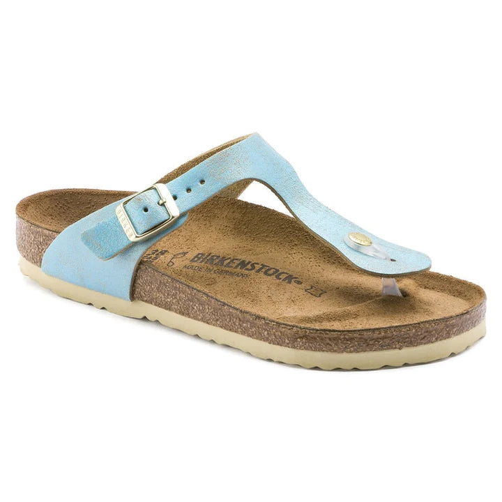 Birkenstock Gizeh - Washed Metallic Leather