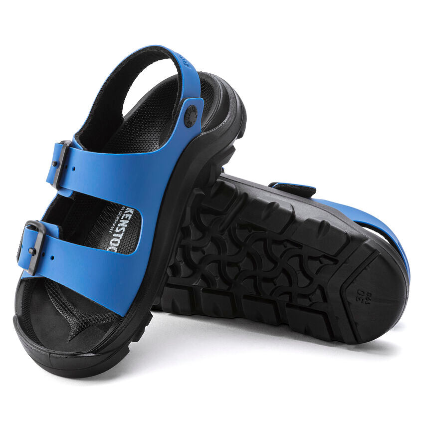 Birkenstock Kids' Mogami Kids Birko-Flor (Ultrablue+Black - Narrow Fit)