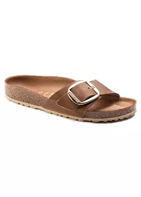 Birkenstock Madrid Big Buckle Oiled Leather 1006525 Cognac