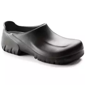 BIRKENSTOCK UNISEX A 640 Polyurethane Clogs (Black)