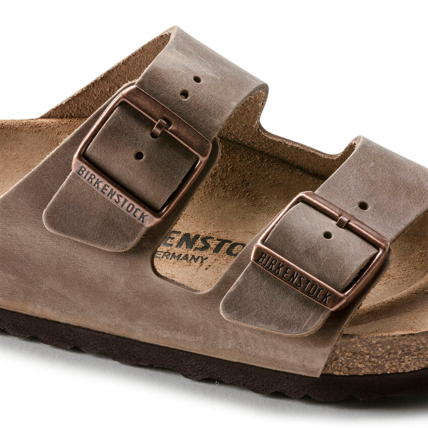 Birkenstock UNISEX Arizona Oiled Leather (Tobacco Brown - Regular fit)