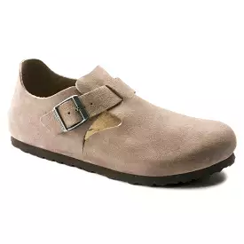 Birkenstock UNISEX London Suede Leather (Taupe - Regular Fit)