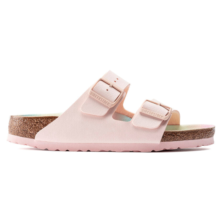 Birkenstock Women's Arizona Vegan Birkibuc (Ombre Light Rose - Narrow Fit)