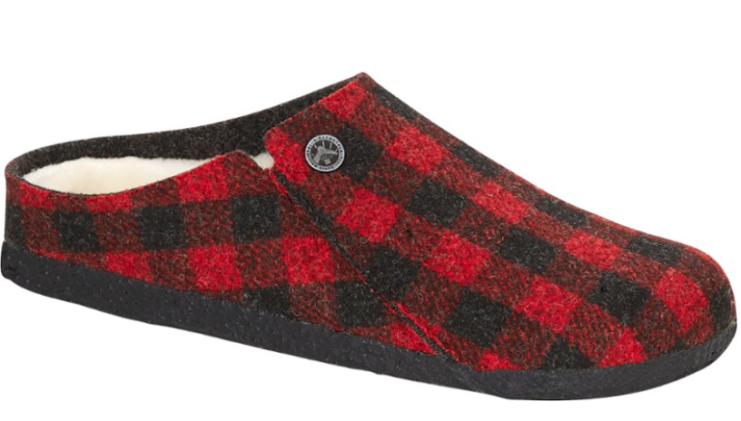 Birkenstock Zermatt Shearling - Plaid Red