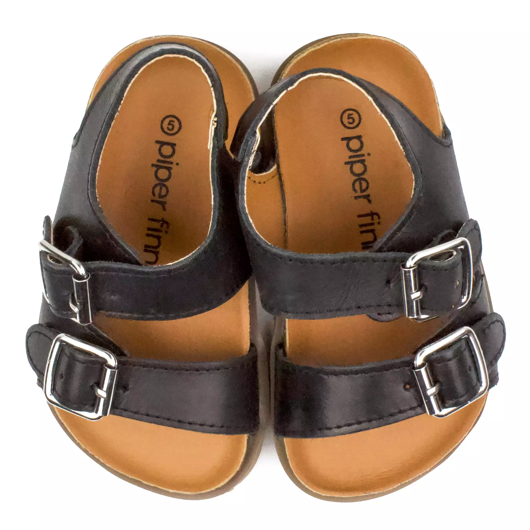 Black - Buckle Sandal