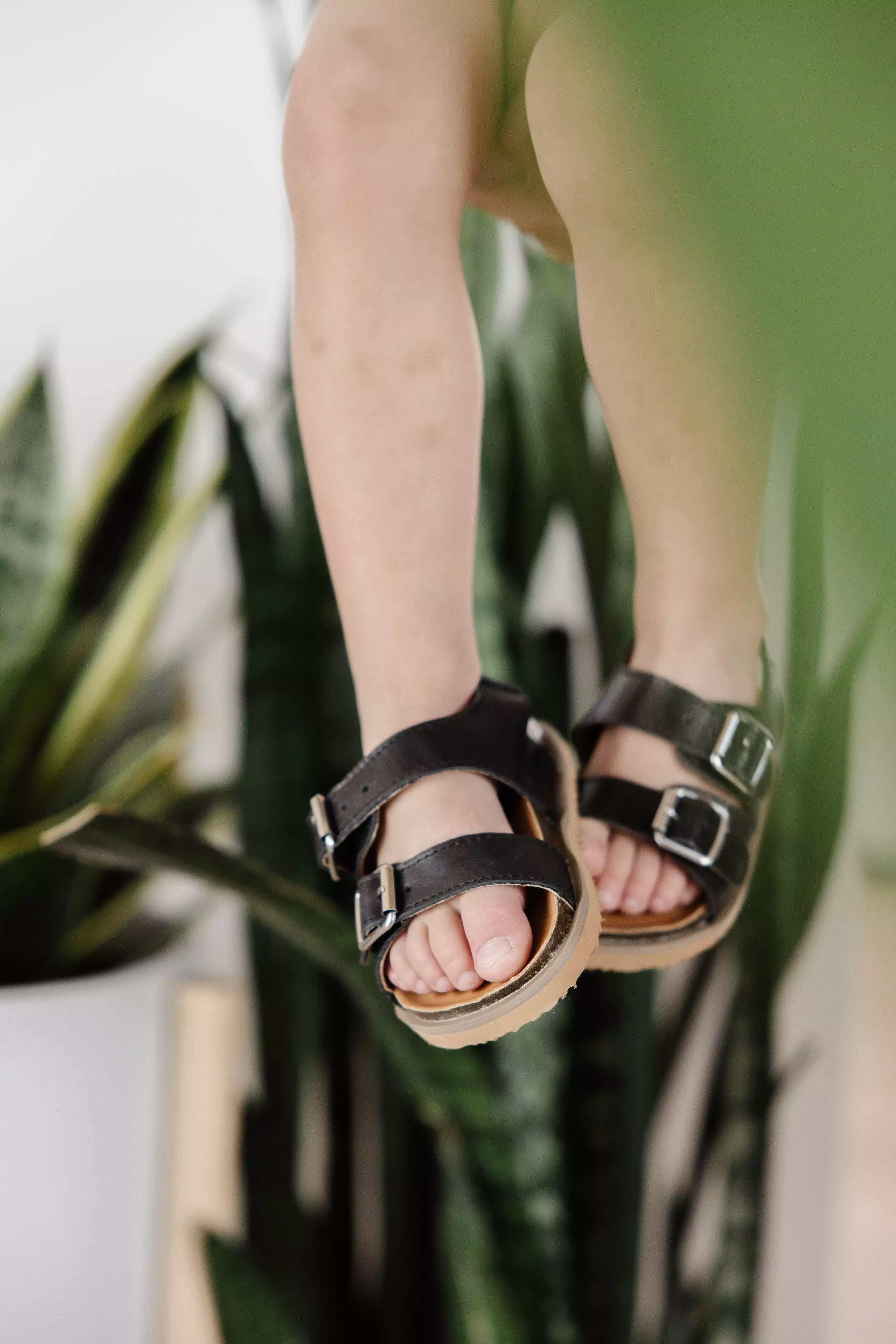 Black - Buckle Sandal