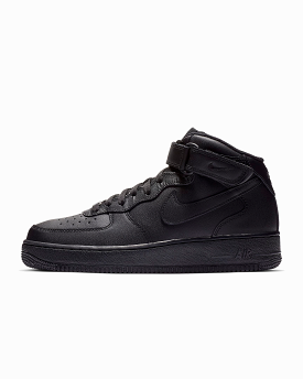 Black Nike Af1 Mid - 10 Mens - Custom Order - Full Invoice