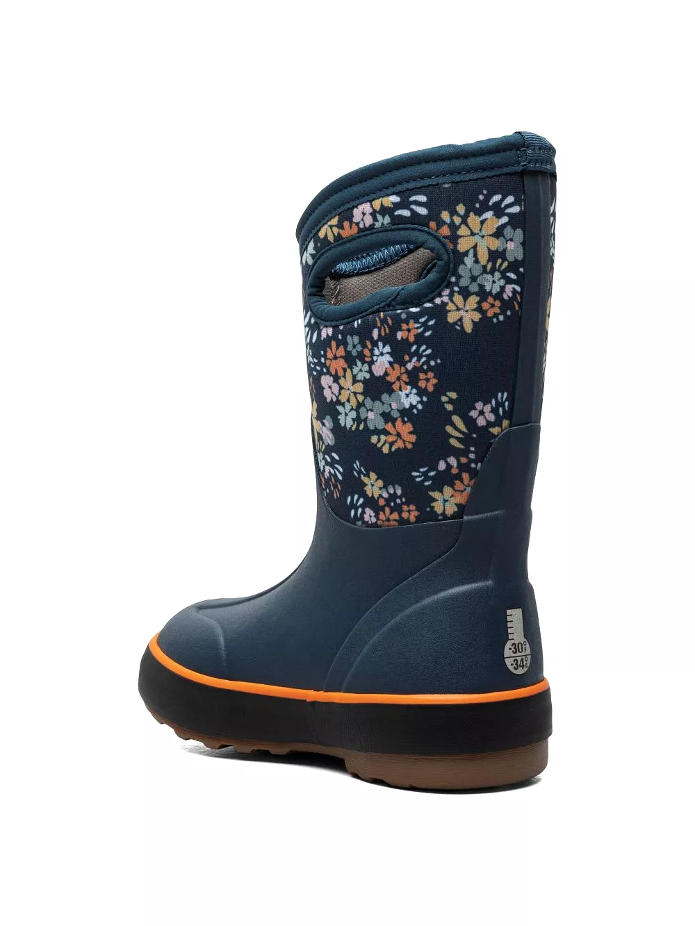 'BOGS' Kids' Classic II Water Garden Insulated WP Rainboots - Indigo Multi