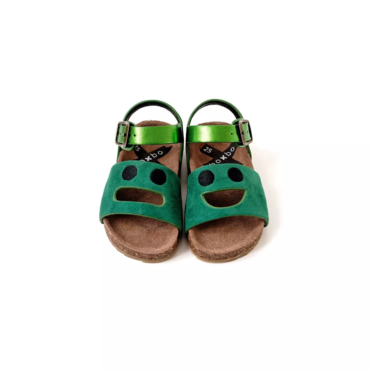 Boxbo Girl's Wistiti Sandals, Emerald Green