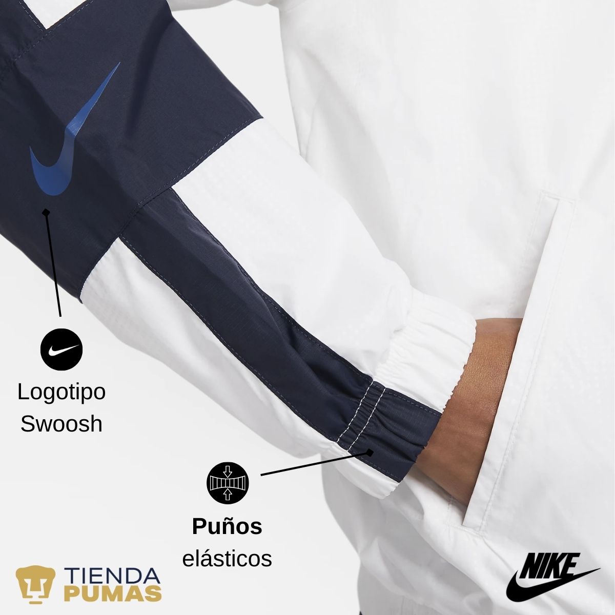 Chamarra Fútbol Mujer Nike Pumas UNAM Essential