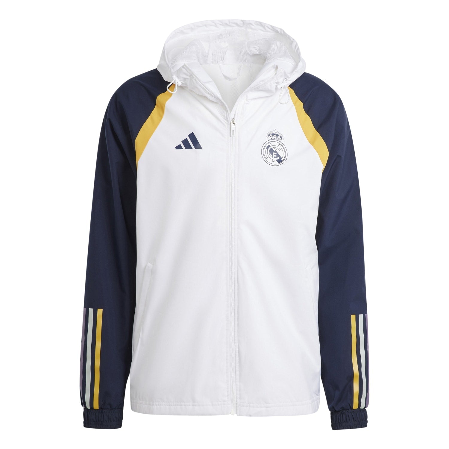 Chaqueta adidas All Weather Hombre Entrenamiento 23/24 Blanca