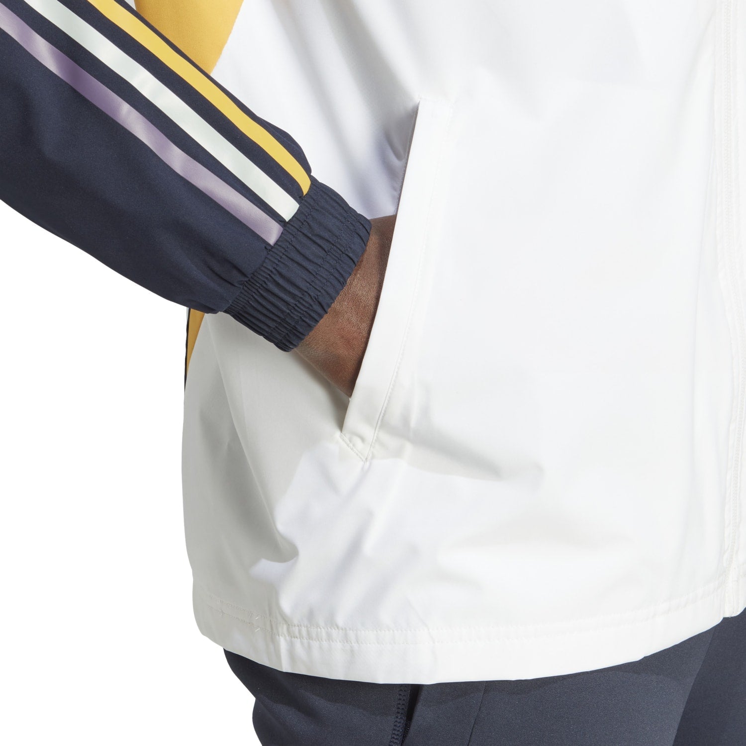 Chaqueta adidas All Weather Hombre Entrenamiento 23/24 Blanca