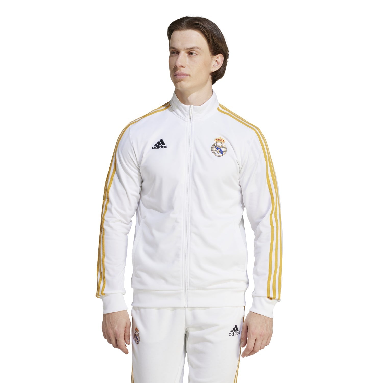 Chaqueta Chándal adidas Hombre DNA 23/24 Blanca