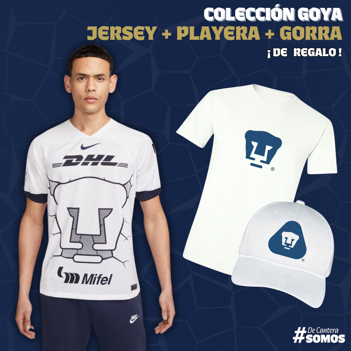 Colección Goya Hombre - Jersey Local + Playera y Gorra de Regalo