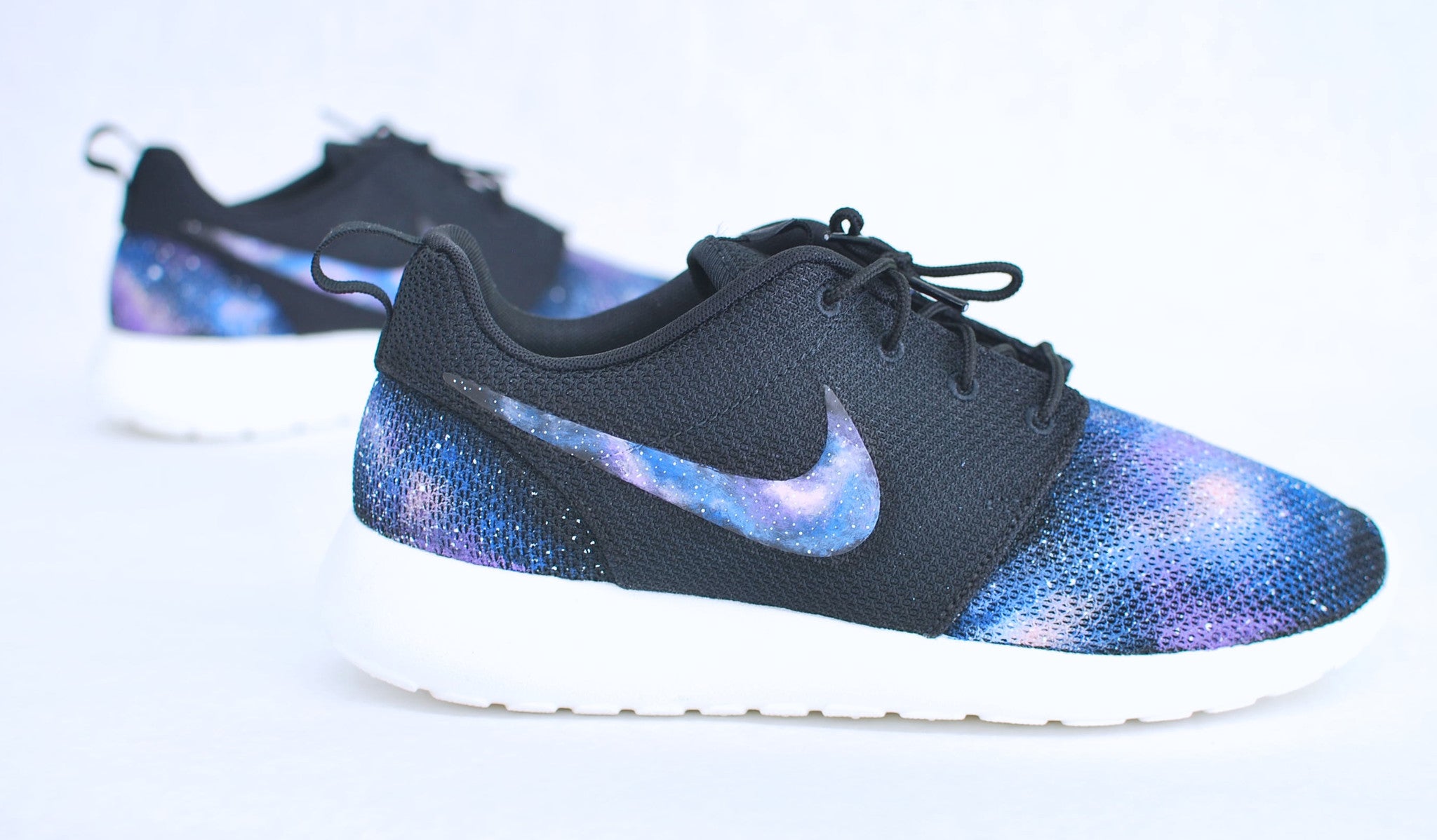 Custom Nike Roshe One - Hand Painted Galaxy Sneakers