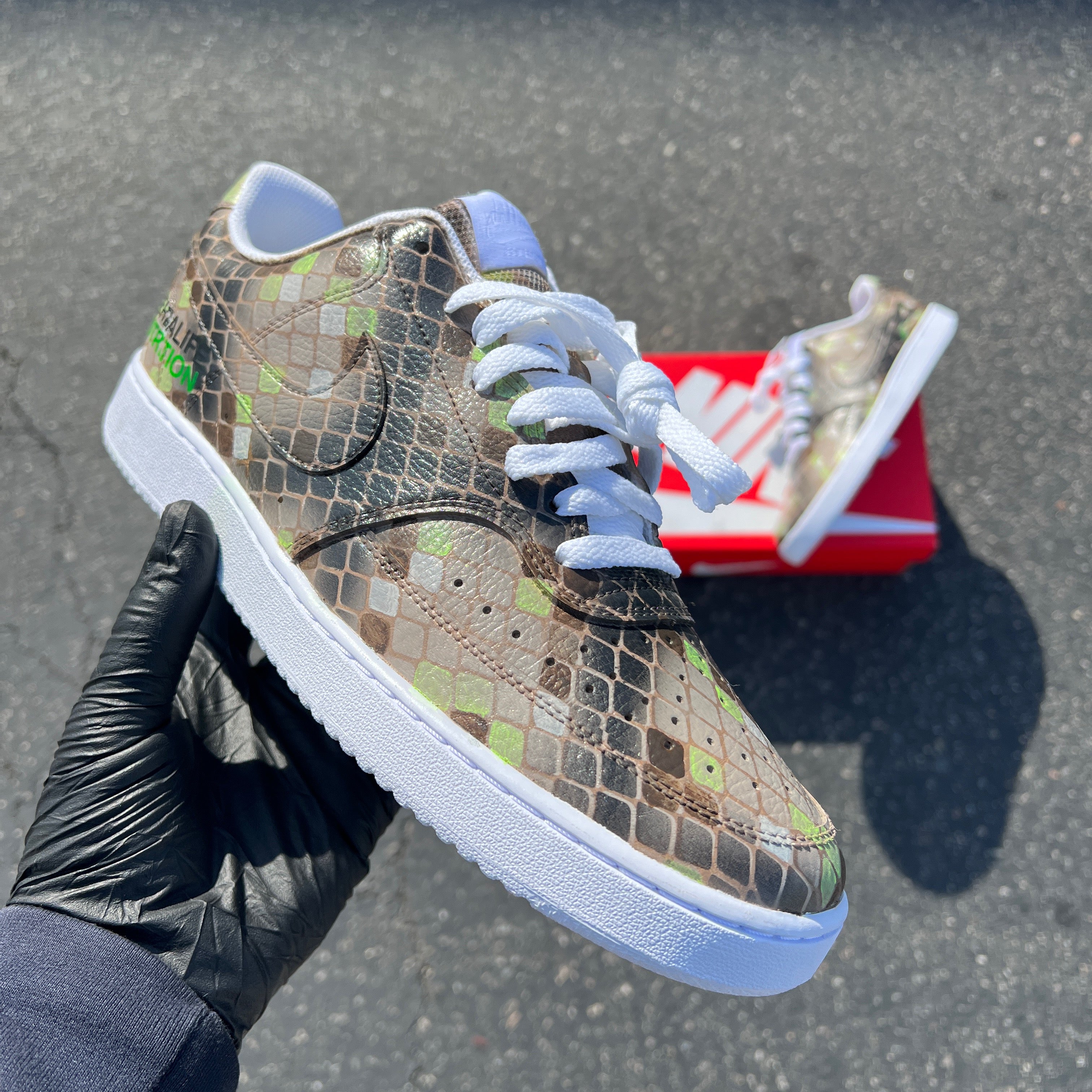 Custom Nike - Snakeskin - custom order