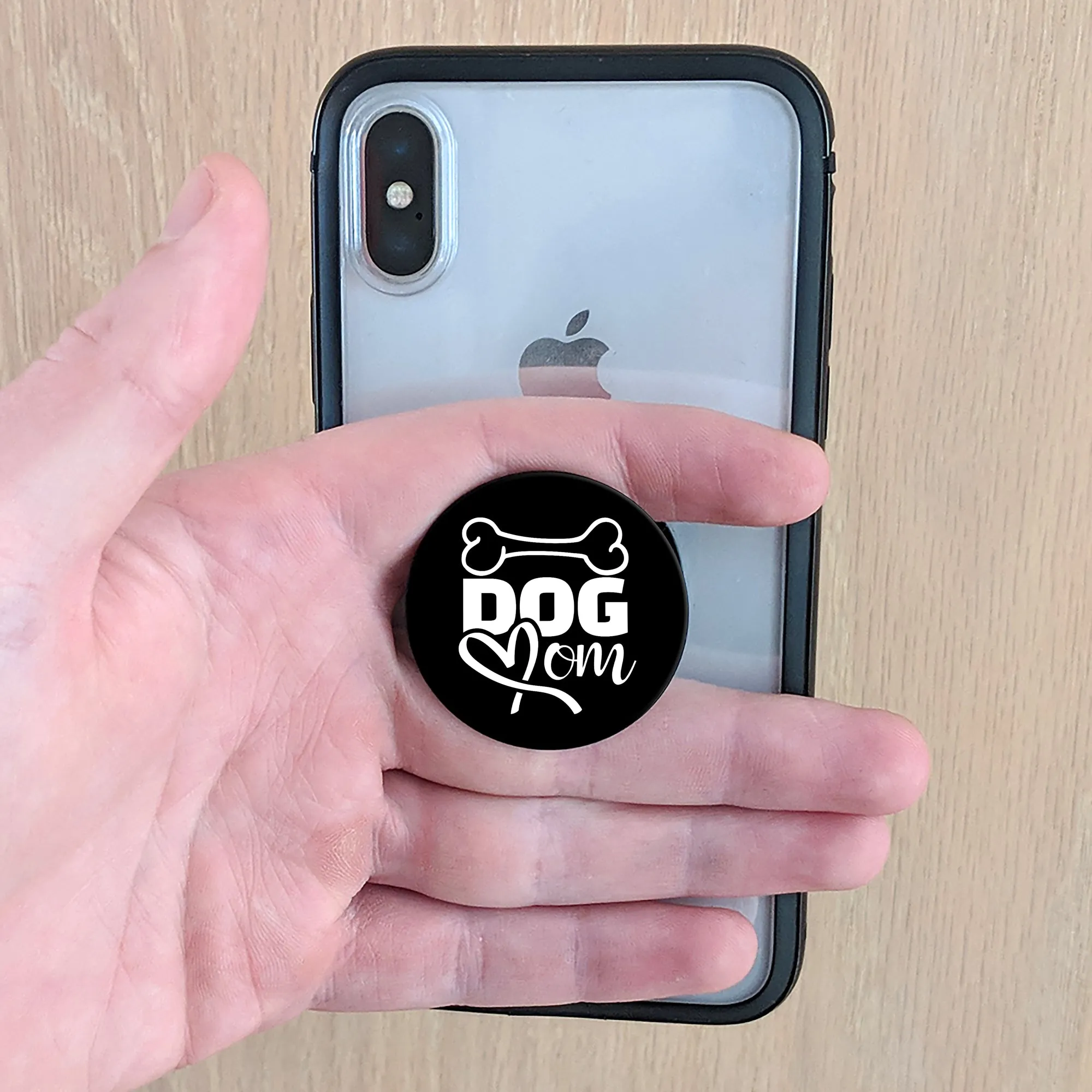 Dog Mom Bone Phone Grip