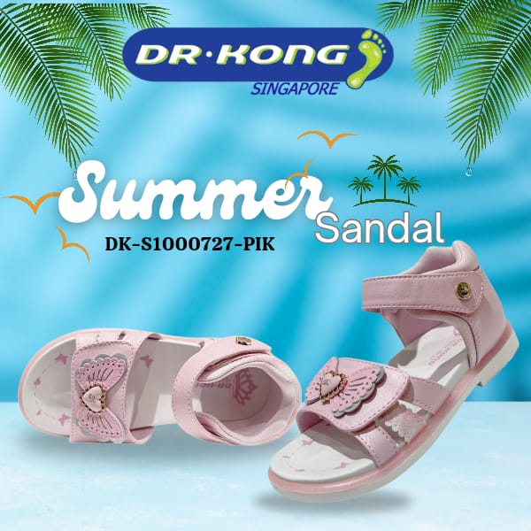 DR.KONG KIDS TOTAL CONTACT SANDALS DK-S1000727-PIK(RP : $119)