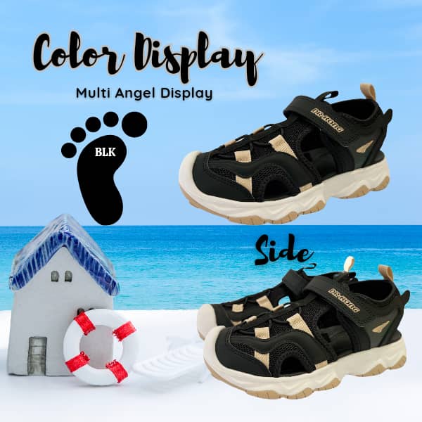 DR.KONG KIDS  TOTAL CONTACT SANDALS DK-S2000630-BLK(RP : $129)