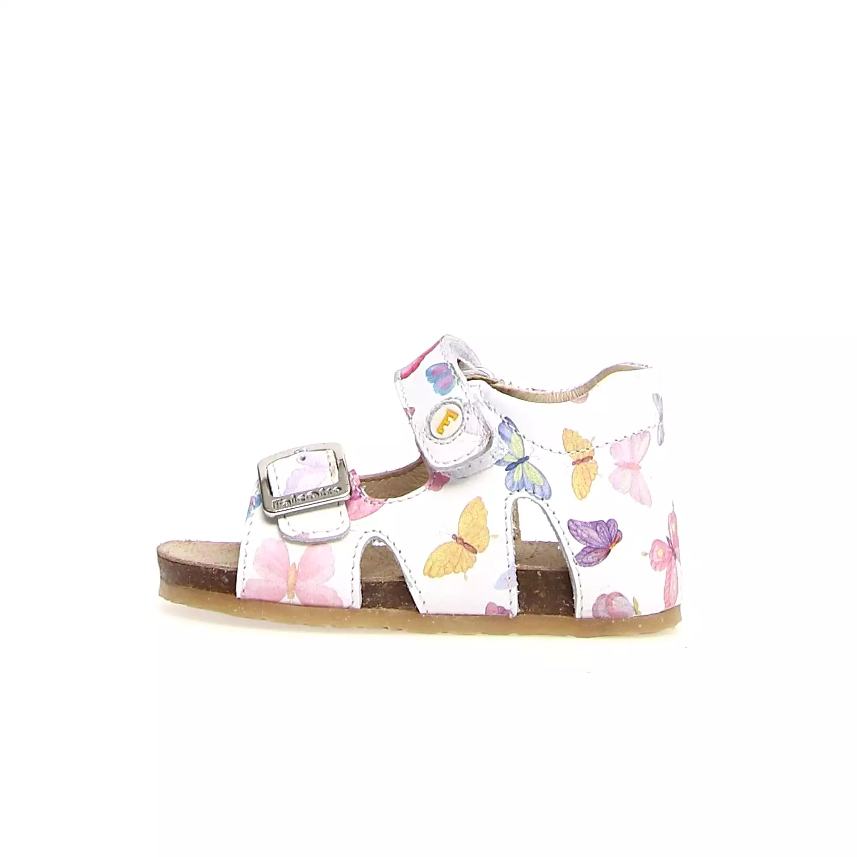 Falcotto Bea Girl's Sandals - Butterflies White